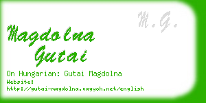 magdolna gutai business card